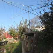 The former Hillcrest Children's Home - the clothes line